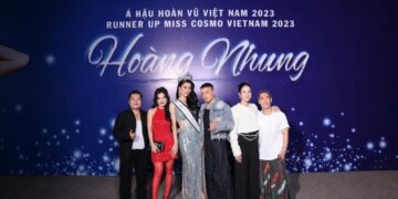 Á hậu Hoàng Nhung hạnh phúc trong tiệc tri ân sau đăng quang