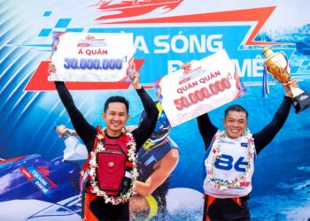 Quán quân “Toả sóng đam mê Aquabike” gọi tên anh chàng sửa jetski