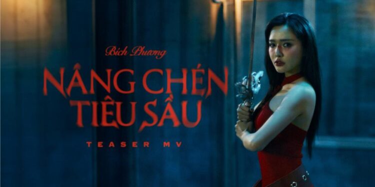 Bích Phương gây tò mò với vai chiến binh cầm kiếm trong teaser MV Nâng Chén Tiêu Sầu