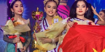 Nguyễn Trần Bảo Linh được trao vương miện Á hậu Mini Miss Junior Idol World 2024 trên đất Thái Lan