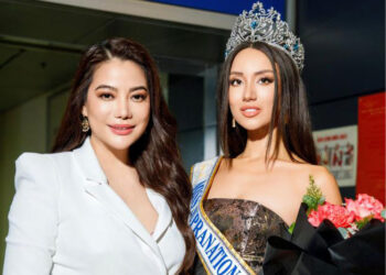 Trương Ngọc Ánh, Hoa hậu Lan Anh, á hậu Hương Ly tiễn Lydie Vũ sang Ba Lan thi Miss Supranational