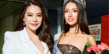 Trương Ngọc Ánh, Hoa hậu Lan Anh, á hậu Hương Ly tiễn Lydie Vũ sang Ba Lan thi Miss Supranational