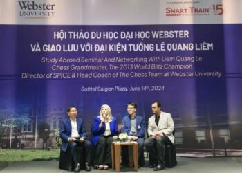 Hội thảo học bổng du học Đại học Webster và giao lưu với đại kiện tướng Lê Quang Liêm