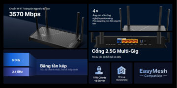 TP-Link Archer BE230 – Router Wi-Fi 7 đầu tiên ra mắt tại Việt Nam