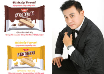 Diễn viên Hoàng Phúc tiết lộ bánh xốp Ferretti Wafers đem lại hương vị mới lạ 