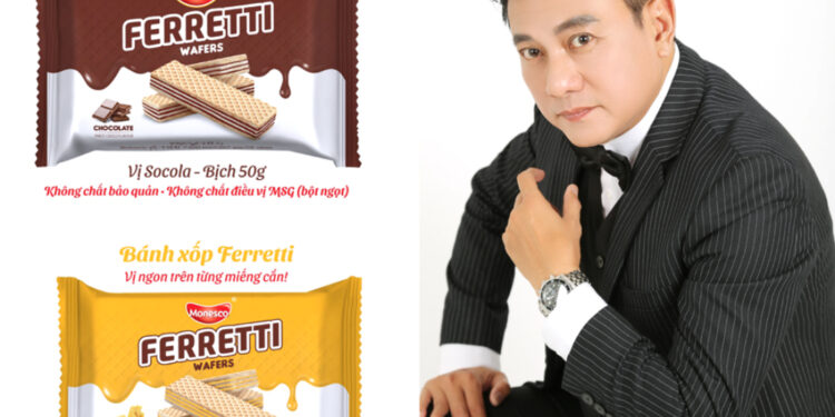 Diễn viên Hoàng Phúc tiết lộ bánh xốp Ferretti Wafers đem lại hương vị mới lạ 