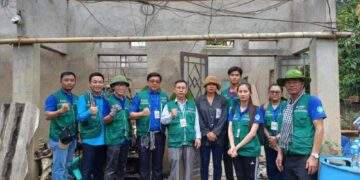 Hoa hậu Quế Anh cùng ban thường vụ thành đoàn TP.HCM cứu trợ người dân Bát Xát, Lào Cai