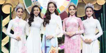 Hoa hậu Bảo Ngọc nổi bật giữa dàn hậu khu vực Châu Á tại ngày đầu Hội chợ ITE HCMC 2024