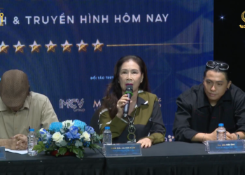 NSND Kim Xuân, Đạo diễn Lê Hoàng, Huỳnh Lập, Lê Lộc,… cùng dàn sao Vbiz tham dự họp báo Ngôi Sao Xanh 