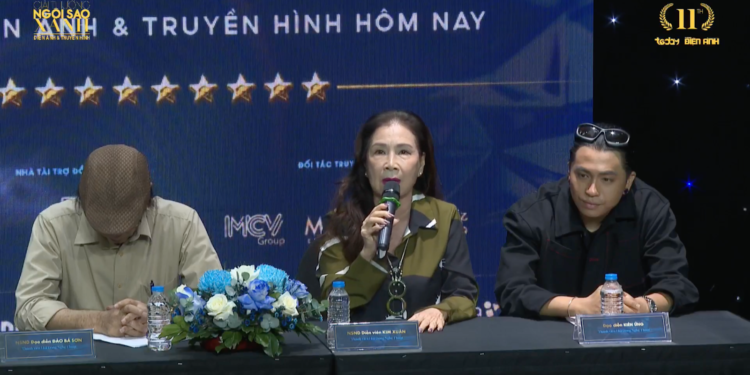 NSND Kim Xuân, Đạo diễn Lê Hoàng, Huỳnh Lập, Lê Lộc,… cùng dàn sao Vbiz tham dự họp báo Ngôi Sao Xanh