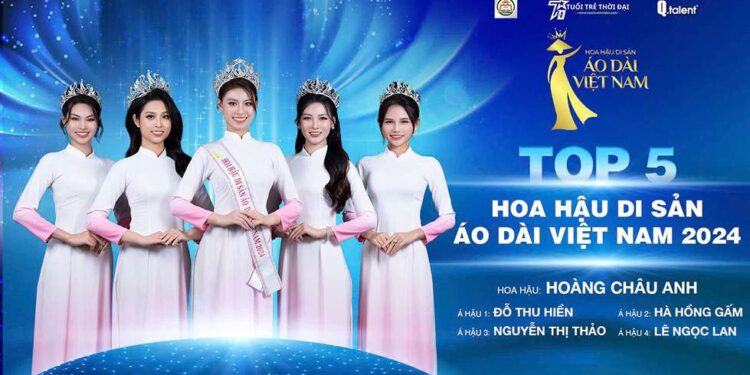 Tân Hoa hậu Di sản Áo dài Việt Nam được vinh danh là Đại sứ Môi trường Xanh quốc gia