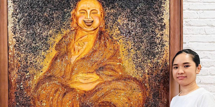 Lê Thị Bích Ngà vẽ tranh để cân bằng đời sống