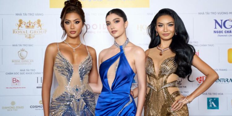 Hoa hậu Ngọc Châu lần đầu cầm trịch họp báo “Hoàn vũ Việt Nam – Miss Cosmo Vietnam 2025” trên cương vị Giám đốc quốc gia