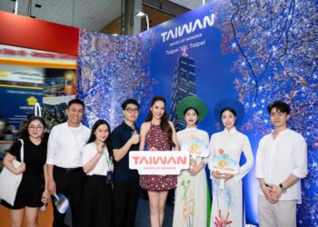 Hoa hậu Lê Hoàng Phương đồng hành cùng Cục Du lịch Đài Loan (Trung Quốc) tại VITM Hà Nội 2025