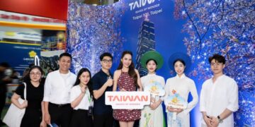 Hoa hậu Lê Hoàng Phương đồng hành cùng Cục Du lịch Đài Loan (Trung Quốc) tại VITM Hà Nội 2025