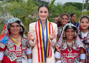 Ý Nhi diện áo tắm tại Hoa hậu Thế giới