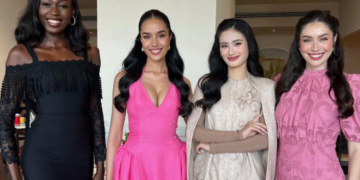 Ảnh Ý Nhi chụp cùng Hoa hậu Thái Lan gây chú ý