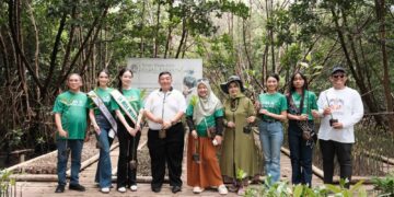 Hoa hậu Thanh Thủy lan tỏa thông điệp xanh tại Taman Wisata Alam, Jakarta