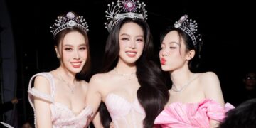 Finalwalk đầy cảm xúc của Hoa hậu Thanh Thuỷ cùng Á hậu Trịnh Linh, Ngọc Hằng