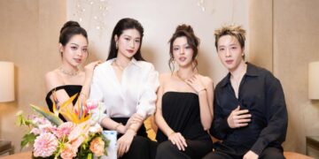 Vừa đáp chuyến bay từ Mỹ, Hoa hậu Thanh Thủy lộng lẫy với trang sức bạc tỷ tại sự kiện