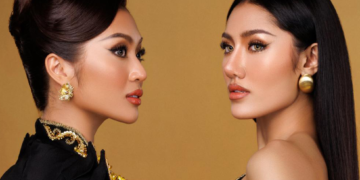 Miss Cosmo 2024 – Ketut Permata Juliastrid đồng hành cùng Miss Cosmo Myanmar 2025 trong bộ ảnh biểu tượng cho kỷ nguyên nhan sắc mới