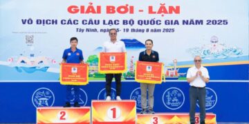 Bế mạc Giải Bơi- Lặn Vô địch các CLB Quốc gia 2025: TP.HCM và Hà Nội khẳng định vị thế dẫn đầu