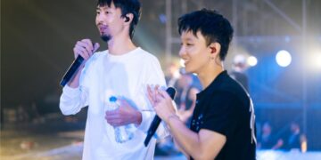 Hoàng Dũng, Đen, Vũ. tổng duyệt cho concert Xoay Tròn đến tận khuya