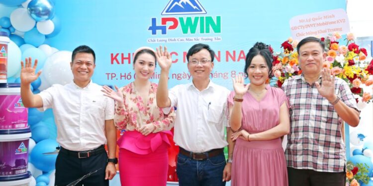 Cao Mỹ Kim, CEO Lê Phạm kết hợp kinh doanh Sơn HPWin tại TP.HCM