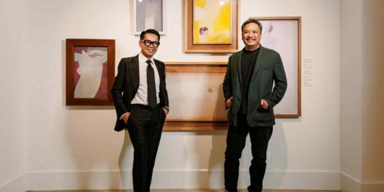 Quách Thái Công và Bùi Tiến Tuấn tạo dựng không gian mới cho tranh lụa