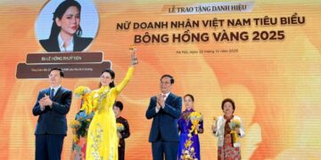 CEO Lê Hồng Thủy Tiên – Nữ lãnh đạo IPPG được vinh danh Top 10 “Bông Hồng Vàng Việt Nam 2025”