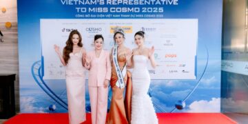 Hoa hậu Hoàng Thanh Nga rạng ngời trong ngày ra mắt đại diện Việt Nam chinh chiến Miss Cosmo 2025