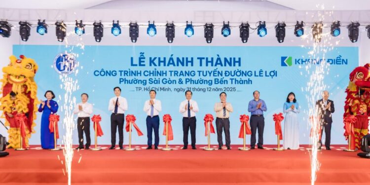 Khánh thành công trình chỉnh trang tuyến đường Lê Lợi- Góp phần hoàn thiện diện mạo đô thị trung tâm TP.Hồ Chí Minh