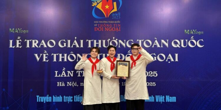 DTAP – Nhà sản xuất âm nhạc trẻ đầu tiên được vinh danh tại Giải thưởng toàn quốc về Thông tin đối ngoại   