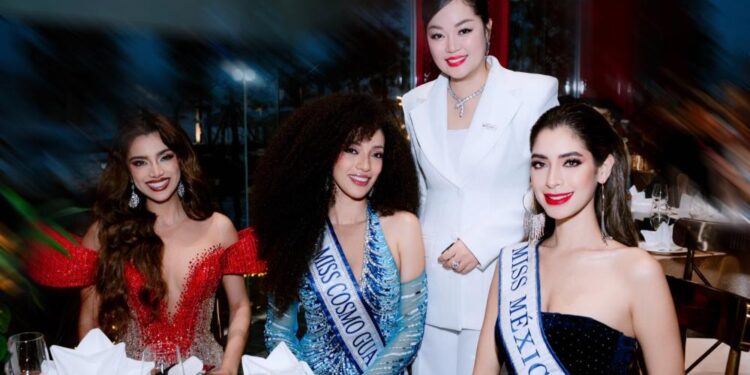 Hoa hậu Hoàng Thanh Nga hiện đại, quyền lực trên thảm đỏ Miss Cosmo 2025   