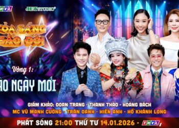 Ca sĩ Hoàng Bách lần đầu ngồi “ghế nóng” Tỏa Sáng Sao Đôi 2026, ấn tượng trước dàn thí sinh chất lượng và sân khấu hoành tráng