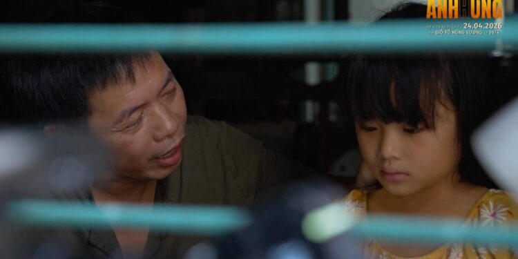 Thái Hòa – Võ Tấn Phát trở thành “người cha không hoàn hảo” trong phim Anh Hùng