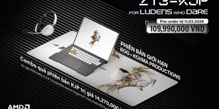 ASUS Republic of Gamers mở đặt trước ROG Flow Z13-KJP tại Việt Nam