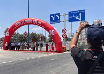 Lễ thông xe nhánh cầu N3-  Nút giao An Phú TP.HCM: Sài Gòn Light Event khẳng định năng lực triển khai thần tốc