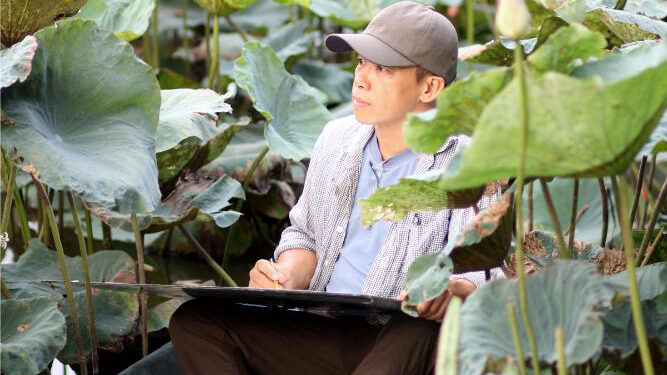 Vũ Thành Tâm tìm ra lẽ sống nhờ tranh màu nước