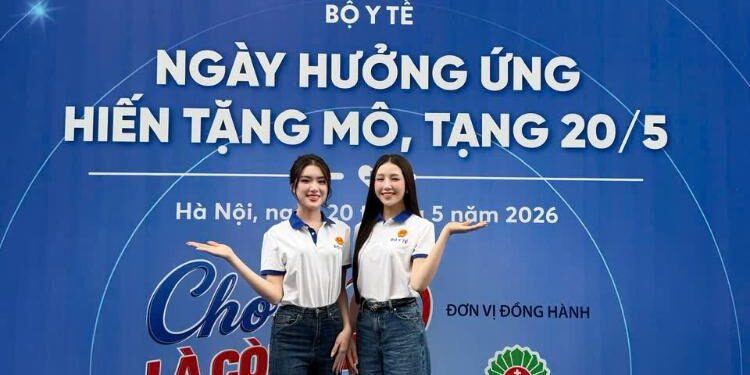 Hoa Hậu Phan Phương Oanh, Á Hậu Lê Thu Trà hiến tạng, lan tỏa tinh thần cống hiến của thế hệ trẻ