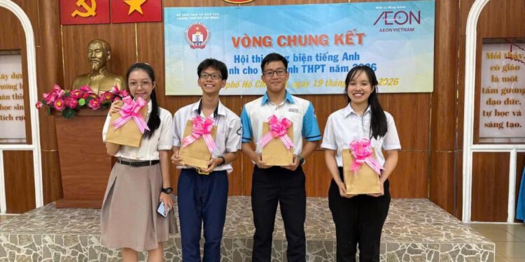 Học sinh Trường Năng khiếu đoạt giải Nhất hùng biện, đại diện Việt Nam dự Asia Youth Leaders 2026