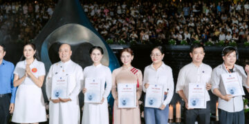 Hoa hậu Hoàng Thanh Nga đồng hành lan tỏa giá trị nhân văn trong lễ tưởng niệm nạn nhân Covid-19