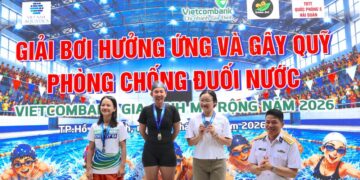  Quỹ Kiến Vàng kết nối cộng đồng vì trẻ em an toàn dưới nước qua giải bơi Vietcombank Gia Định mở rộng 2026