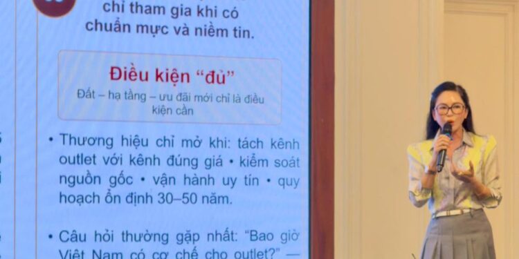 Bà Lê Hồng Thủy Tiên đề xuất cơ chế mới, mở đường phát triển Premium Outlet tại TP.HCM