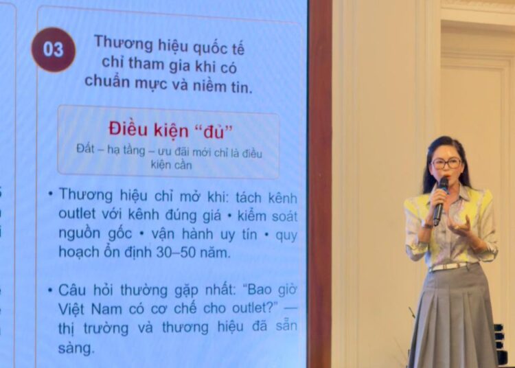 Bà Lê Hồng Thủy Tiên đề xuất cơ chế mới, mở đường phát triển Premium Outlet tại TP.HCM