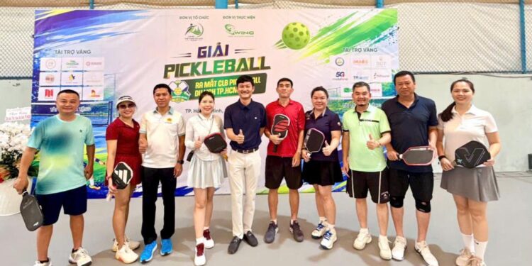 “GIẢI ITE PICKLEBALL DU LỊCH TP.HCM” được Truyền thông Lê Phạm tài trợ
