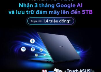 Tặng 3 tháng Google AI lên đến 1.4 triệu đồng cùng lưu trữ đám mây đến 5TB cho các khách hàng sở hữu laptop ASUS & ROG
