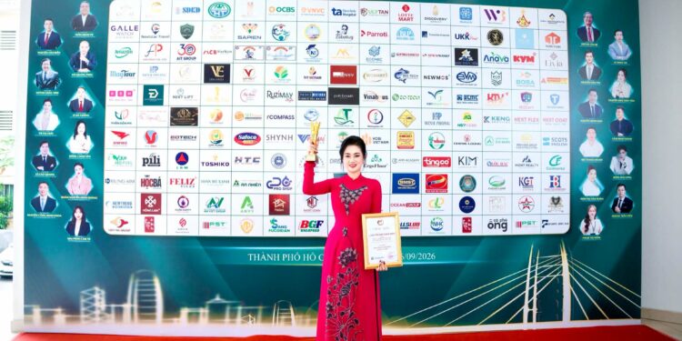 CEO Nguyễn Như Thủy Tiên vinh dự nhận danh hiệu “Sao Vàng Doanh Nhân Quốc Gia 2026”