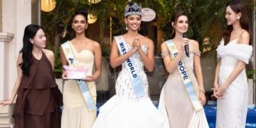 Công ty Sen Vàng chào đón Top 3 Miss World 2026, tổ chức sinh nhật bất ngờ cho á hậu Taanusiya